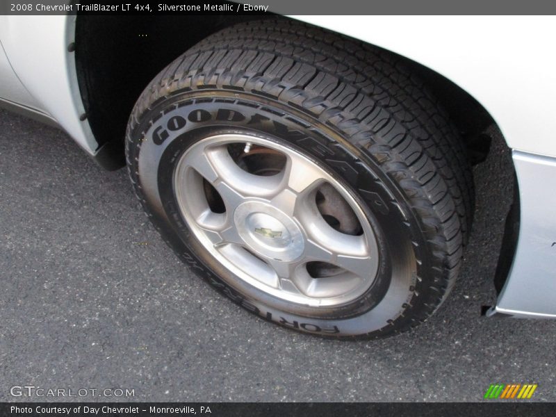 Silverstone Metallic / Ebony 2008 Chevrolet TrailBlazer LT 4x4