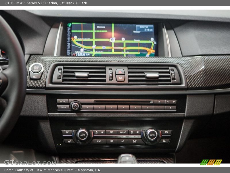 Jet Black / Black 2016 BMW 5 Series 535i Sedan