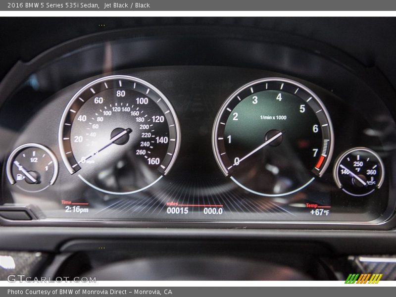 Jet Black / Black 2016 BMW 5 Series 535i Sedan