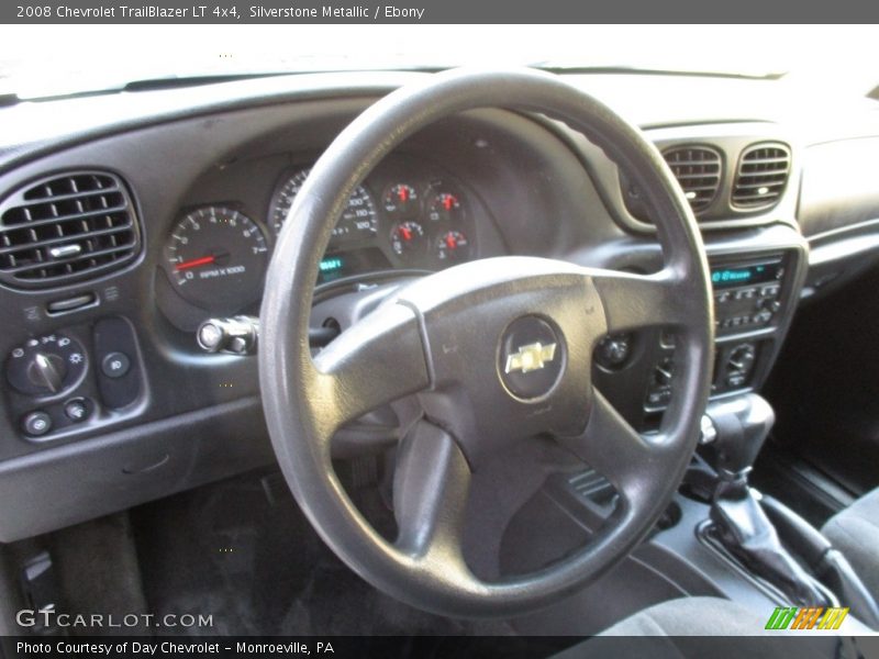 Silverstone Metallic / Ebony 2008 Chevrolet TrailBlazer LT 4x4