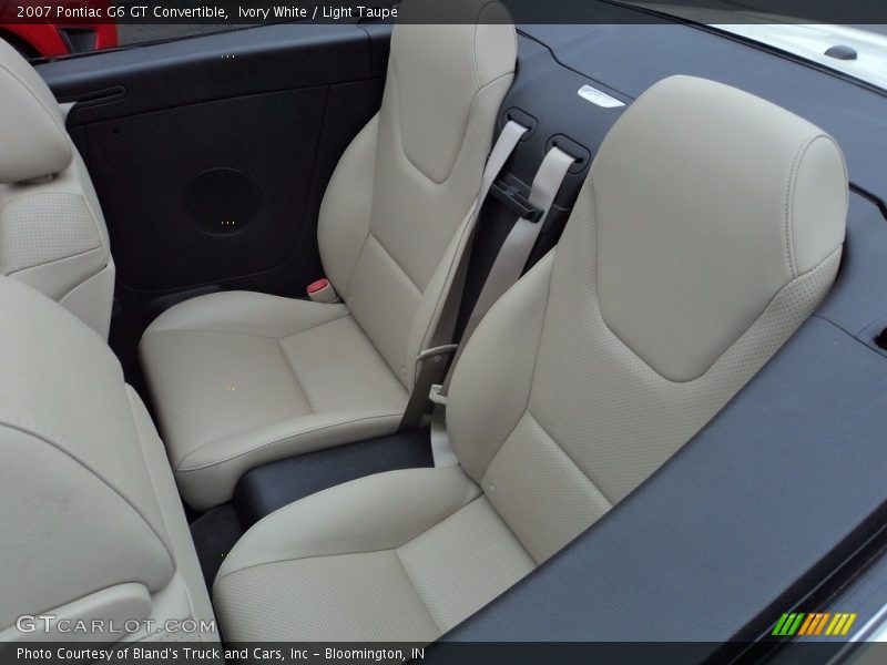 Ivory White / Light Taupe 2007 Pontiac G6 GT Convertible