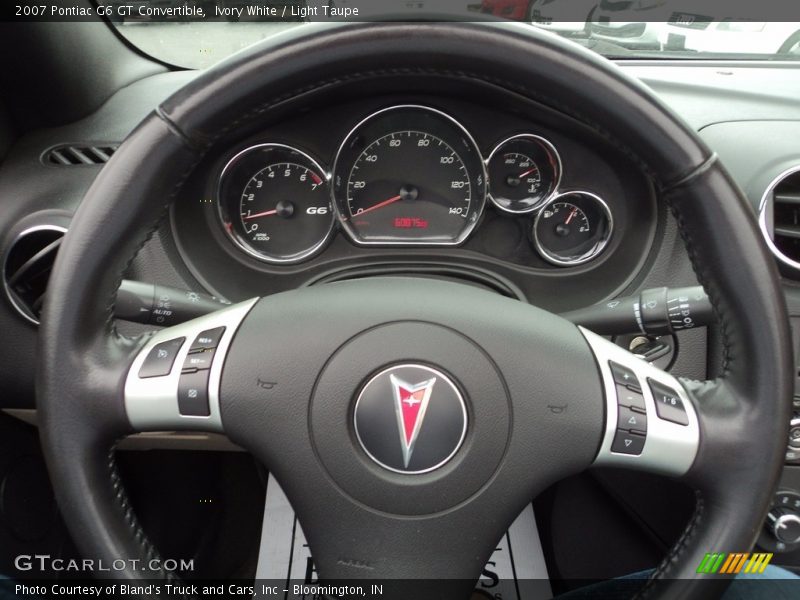 Ivory White / Light Taupe 2007 Pontiac G6 GT Convertible