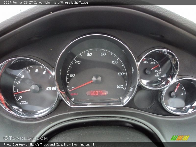 Ivory White / Light Taupe 2007 Pontiac G6 GT Convertible