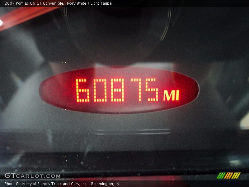 Ivory White / Light Taupe 2007 Pontiac G6 GT Convertible