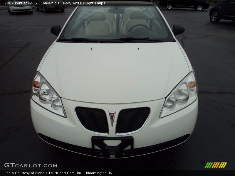 Ivory White / Light Taupe 2007 Pontiac G6 GT Convertible