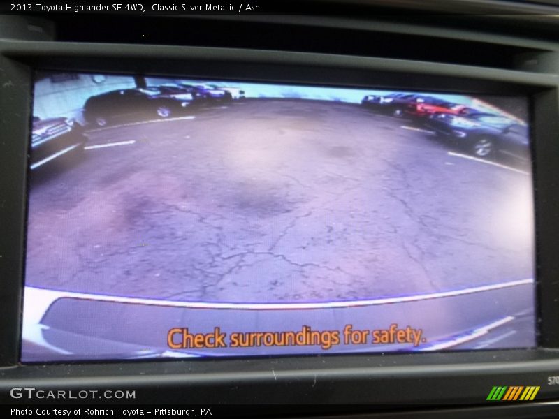 Classic Silver Metallic / Ash 2013 Toyota Highlander SE 4WD