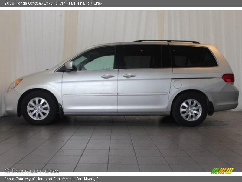 Silver Pearl Metallic / Gray 2008 Honda Odyssey EX-L