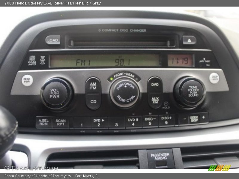 Silver Pearl Metallic / Gray 2008 Honda Odyssey EX-L