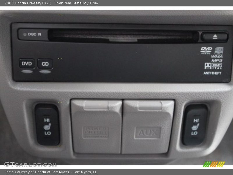 Silver Pearl Metallic / Gray 2008 Honda Odyssey EX-L