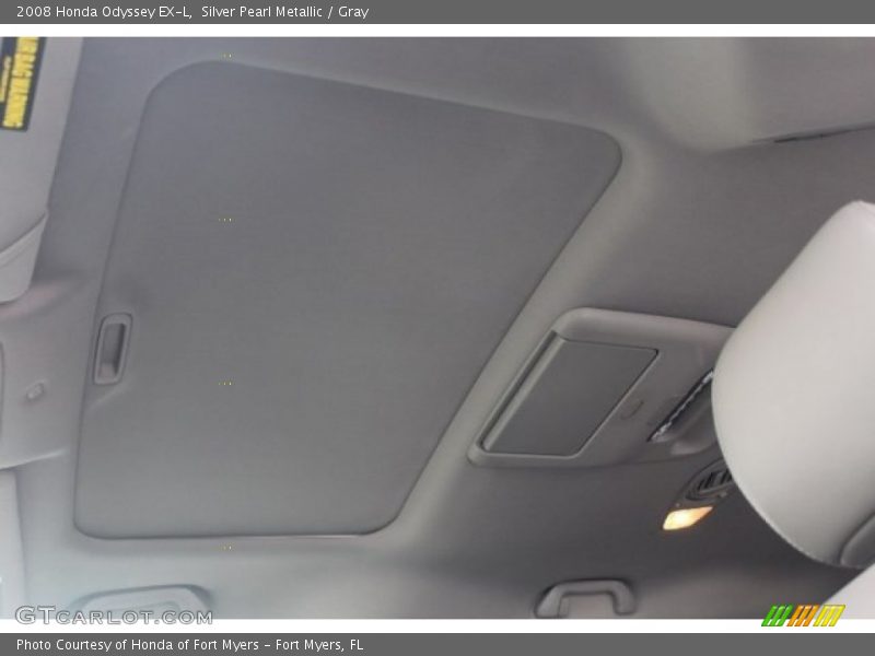 Silver Pearl Metallic / Gray 2008 Honda Odyssey EX-L