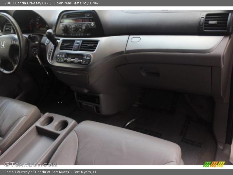 Silver Pearl Metallic / Gray 2008 Honda Odyssey EX-L