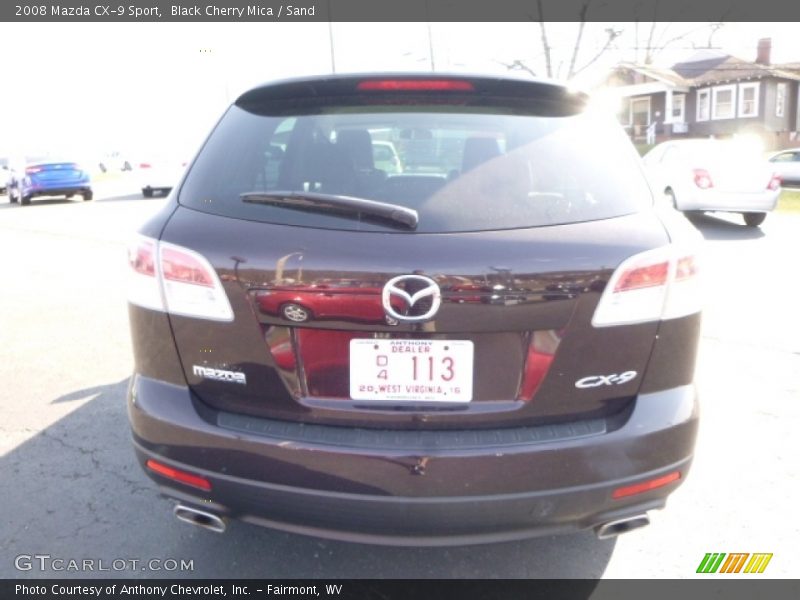 Black Cherry Mica / Sand 2008 Mazda CX-9 Sport