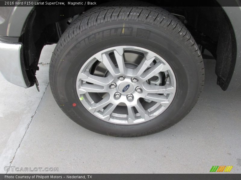 Magnetic / Black 2016 Ford F150 Lariat SuperCrew