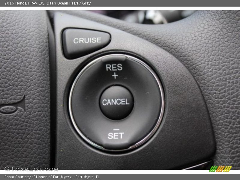 Deep Ocean Pearl / Gray 2016 Honda HR-V EX