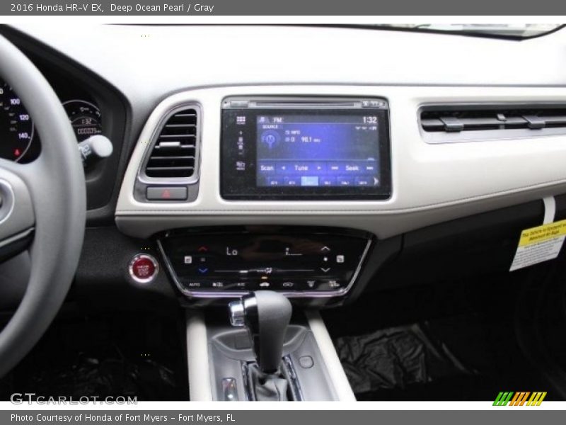 Deep Ocean Pearl / Gray 2016 Honda HR-V EX