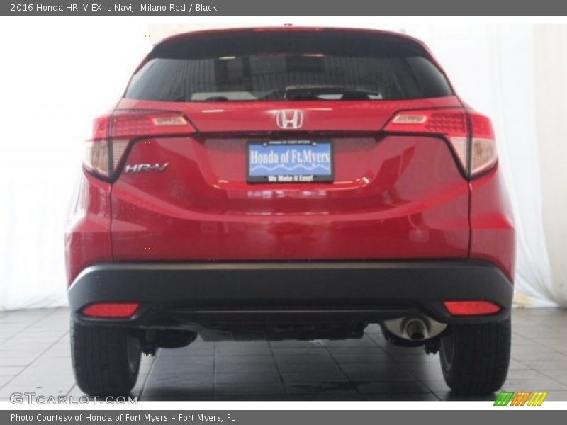 Milano Red / Black 2016 Honda HR-V EX-L Navi