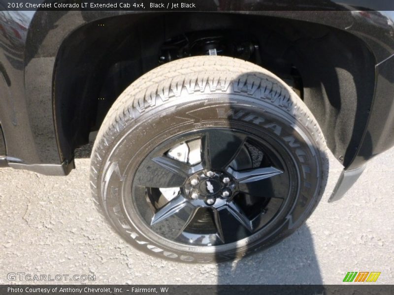 Black / Jet Black 2016 Chevrolet Colorado LT Extended Cab 4x4