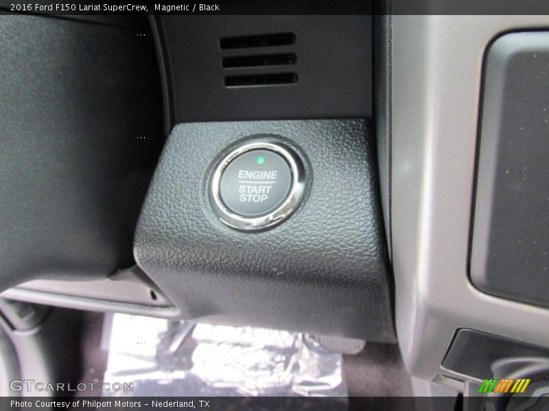Magnetic / Black 2016 Ford F150 Lariat SuperCrew