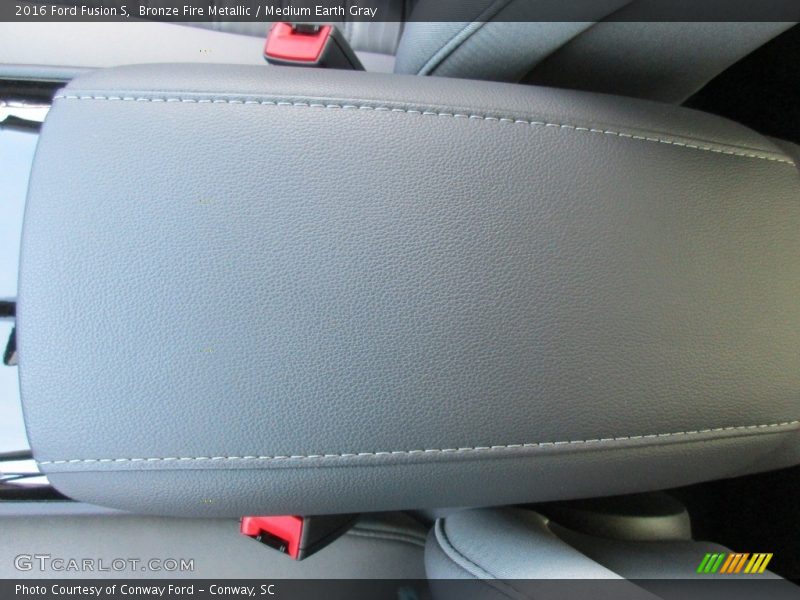 Bronze Fire Metallic / Medium Earth Gray 2016 Ford Fusion S