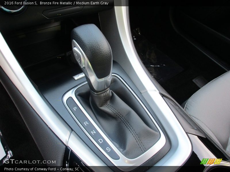 Bronze Fire Metallic / Medium Earth Gray 2016 Ford Fusion S