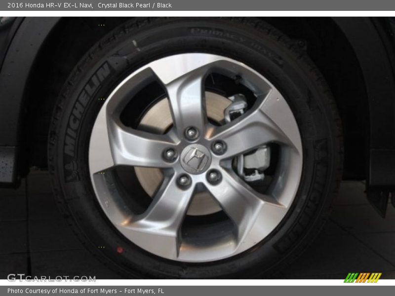 Crystal Black Pearl / Black 2016 Honda HR-V EX-L Navi