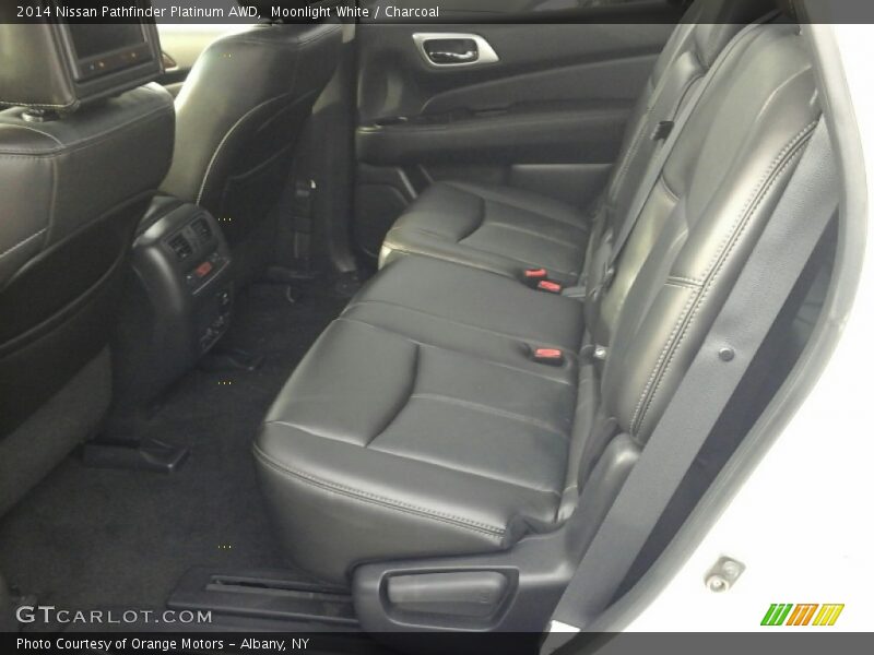 Moonlight White / Charcoal 2014 Nissan Pathfinder Platinum AWD