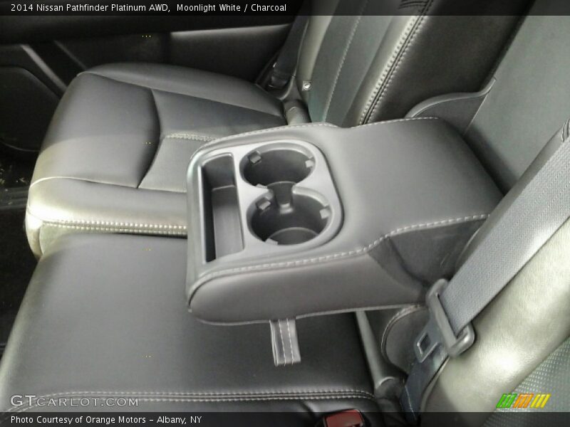 Moonlight White / Charcoal 2014 Nissan Pathfinder Platinum AWD