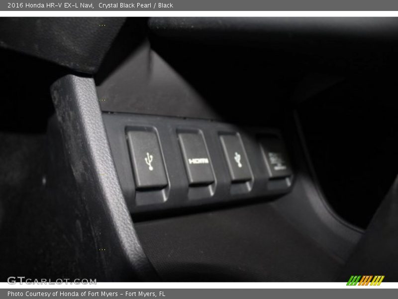 Crystal Black Pearl / Black 2016 Honda HR-V EX-L Navi