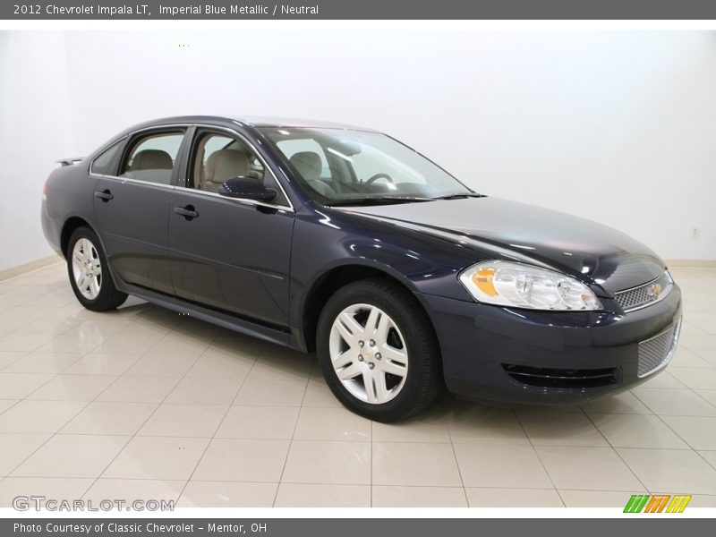 Imperial Blue Metallic / Neutral 2012 Chevrolet Impala LT