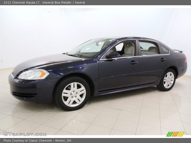 Imperial Blue Metallic / Neutral 2012 Chevrolet Impala LT