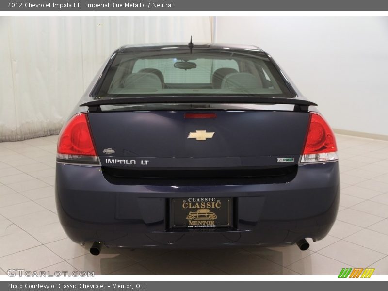 Imperial Blue Metallic / Neutral 2012 Chevrolet Impala LT