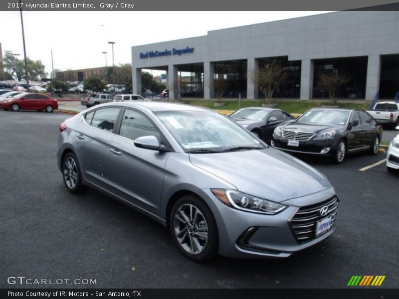 Gray / Gray 2017 Hyundai Elantra Limited