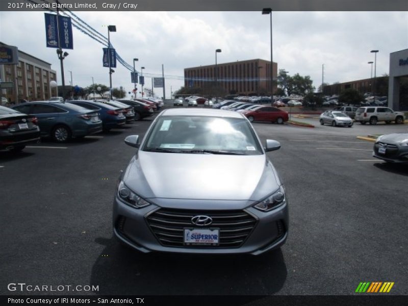 Gray / Gray 2017 Hyundai Elantra Limited