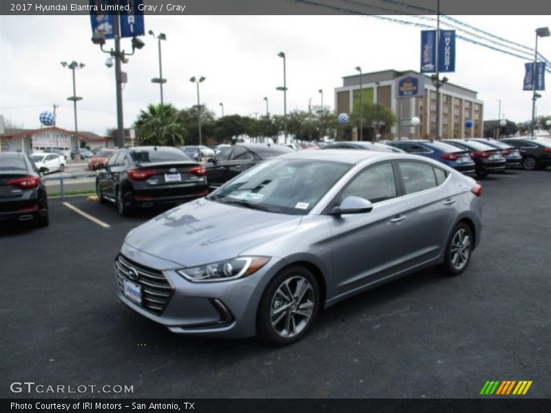 Gray / Gray 2017 Hyundai Elantra Limited