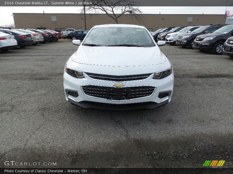Summit White / Jet Black 2016 Chevrolet Malibu LT
