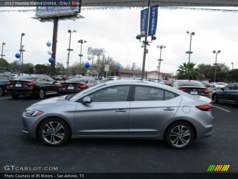 Gray / Gray 2017 Hyundai Elantra Limited