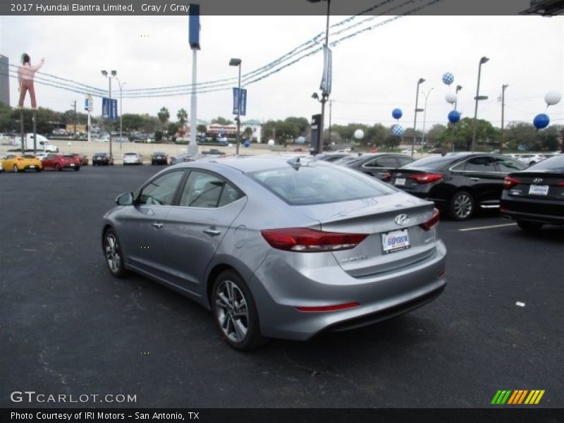 Gray / Gray 2017 Hyundai Elantra Limited