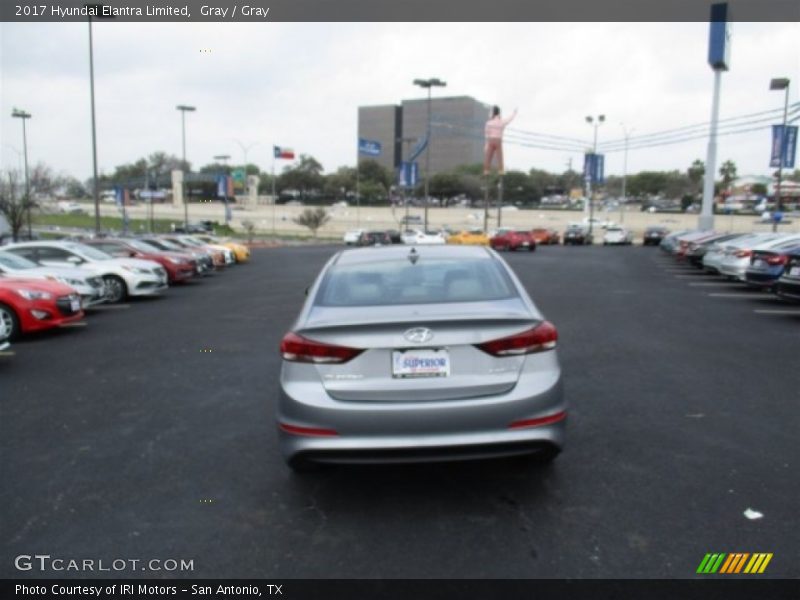 Gray / Gray 2017 Hyundai Elantra Limited