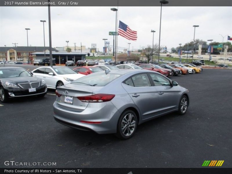 Gray / Gray 2017 Hyundai Elantra Limited