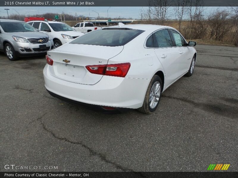 Summit White / Jet Black 2016 Chevrolet Malibu LT