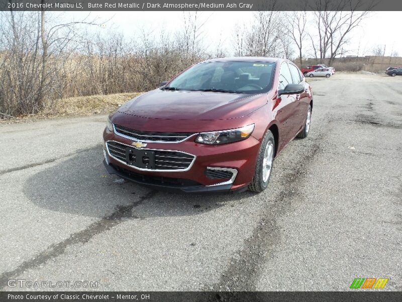 Butte Red Metallic / Dark Atmosphere/Medium Ash Gray 2016 Chevrolet Malibu LS