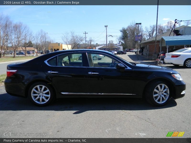 Obsidian Black / Cashmere Beige 2009 Lexus LS 460