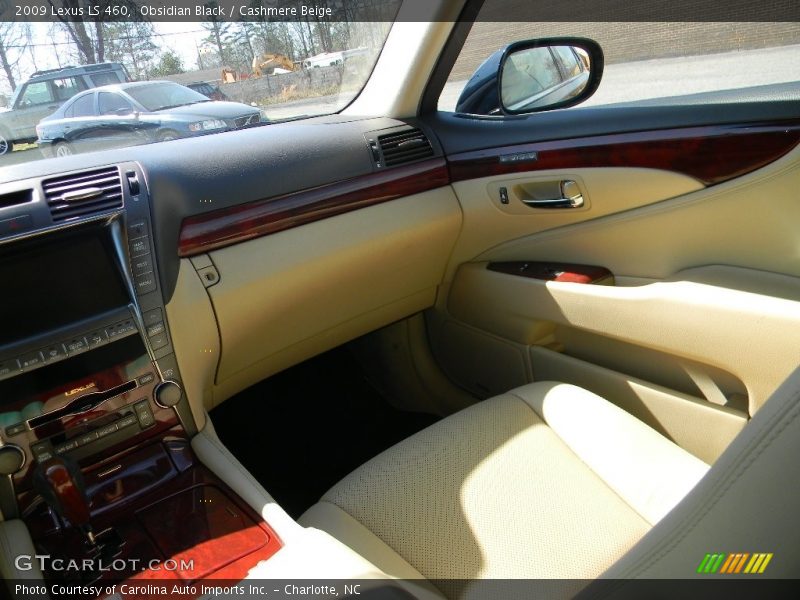 Obsidian Black / Cashmere Beige 2009 Lexus LS 460