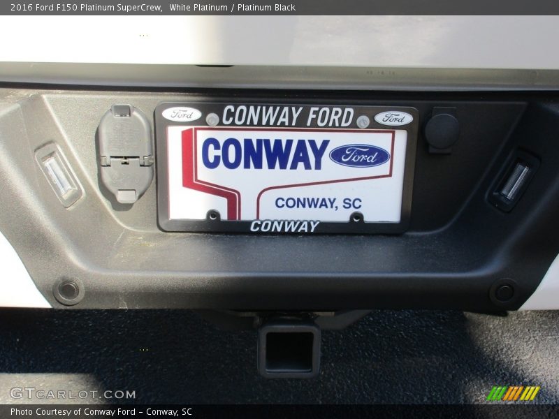 White Platinum / Platinum Black 2016 Ford F150 Platinum SuperCrew