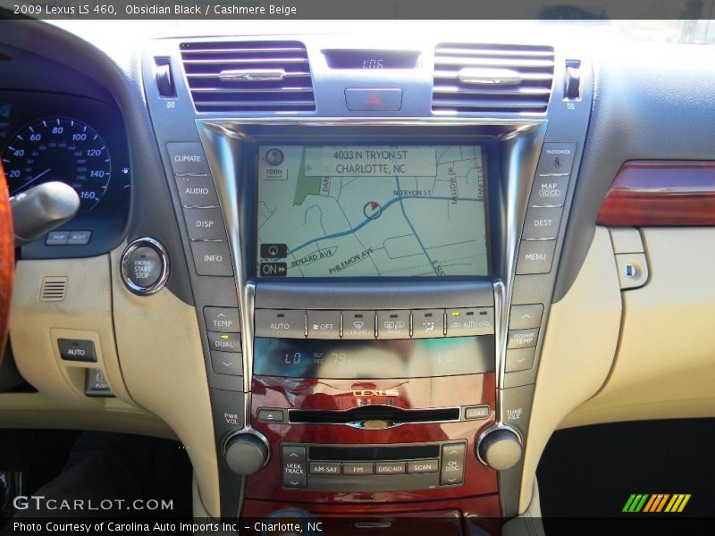 Obsidian Black / Cashmere Beige 2009 Lexus LS 460