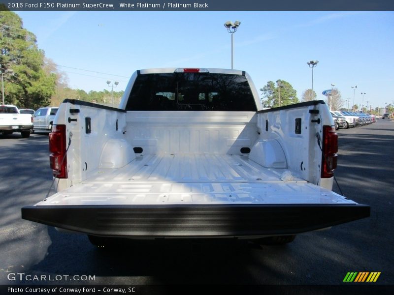 White Platinum / Platinum Black 2016 Ford F150 Platinum SuperCrew
