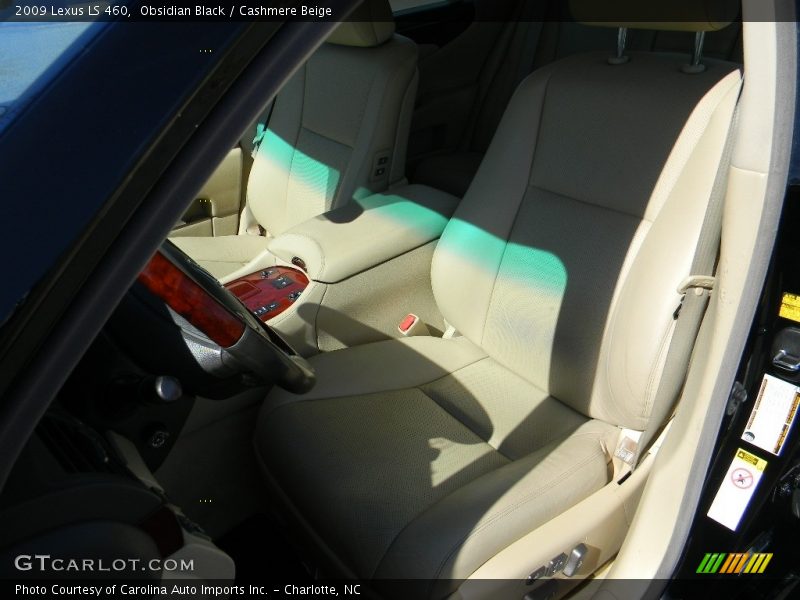 Obsidian Black / Cashmere Beige 2009 Lexus LS 460