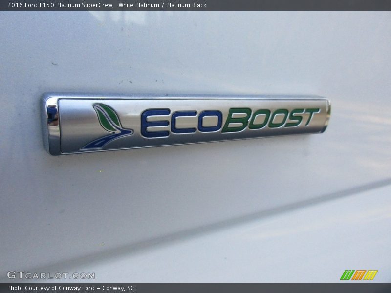 White Platinum / Platinum Black 2016 Ford F150 Platinum SuperCrew