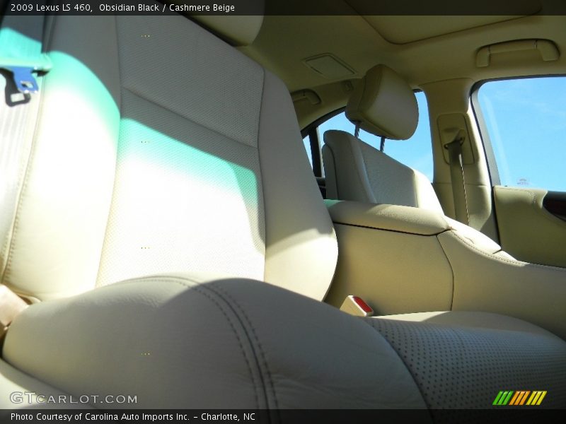 Obsidian Black / Cashmere Beige 2009 Lexus LS 460