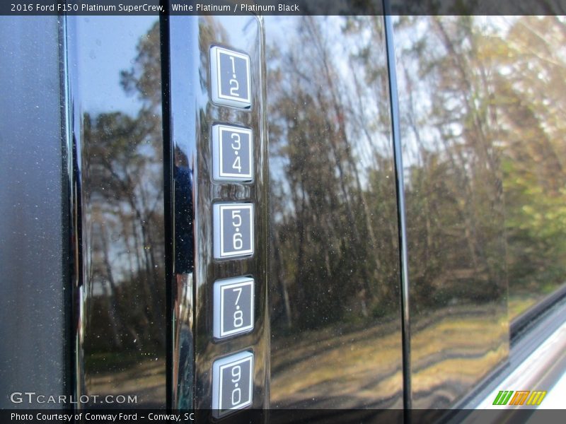 White Platinum / Platinum Black 2016 Ford F150 Platinum SuperCrew
